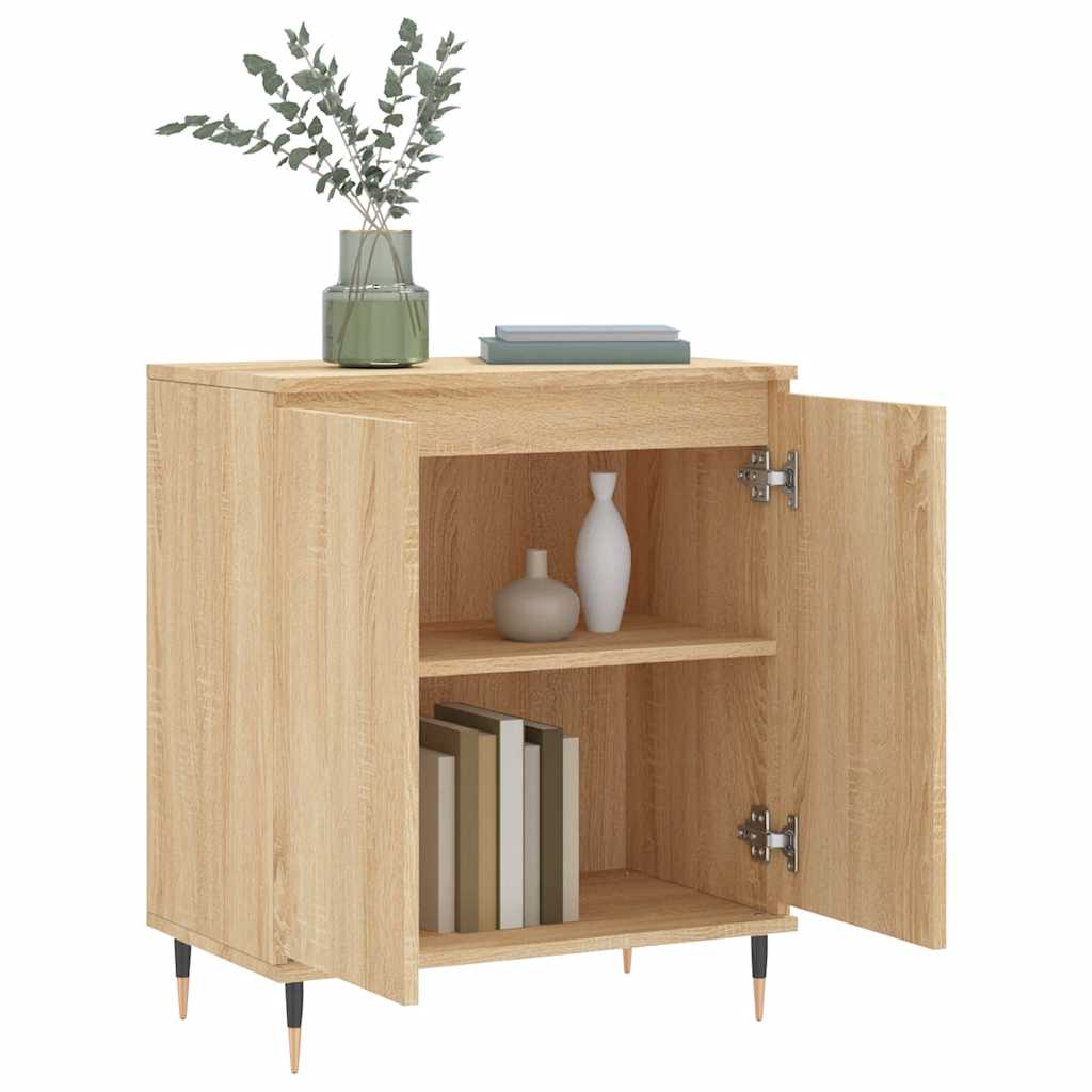 vidaXL Komoda, dąb sonoma, 60x35x70 cm, materiał drewnopochodny