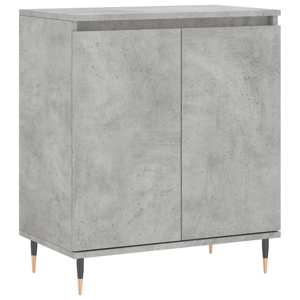 vidaXL Komoda, szarość betonu, 60x35x70 cm, materiał drewnopochodny