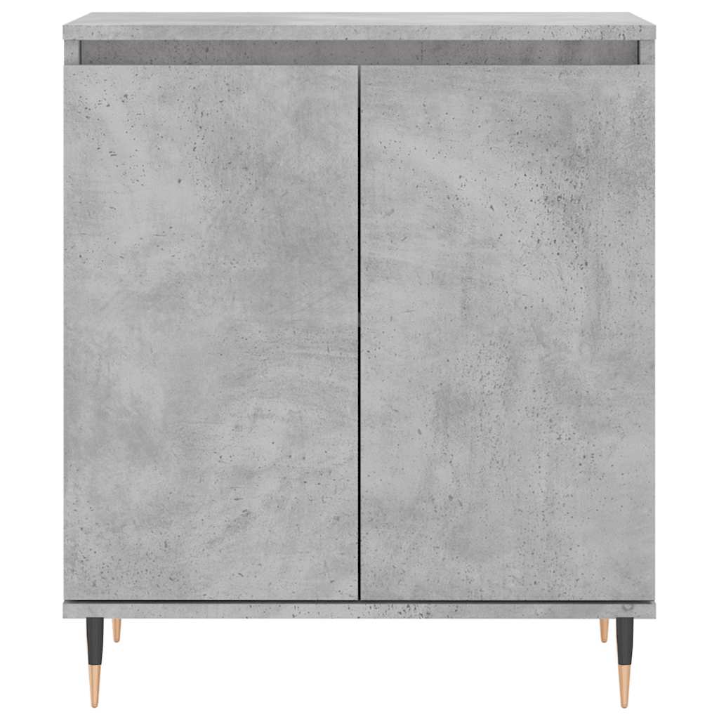 vidaXL Komoda, szarość betonu, 60x35x70 cm, materiał drewnopochodny