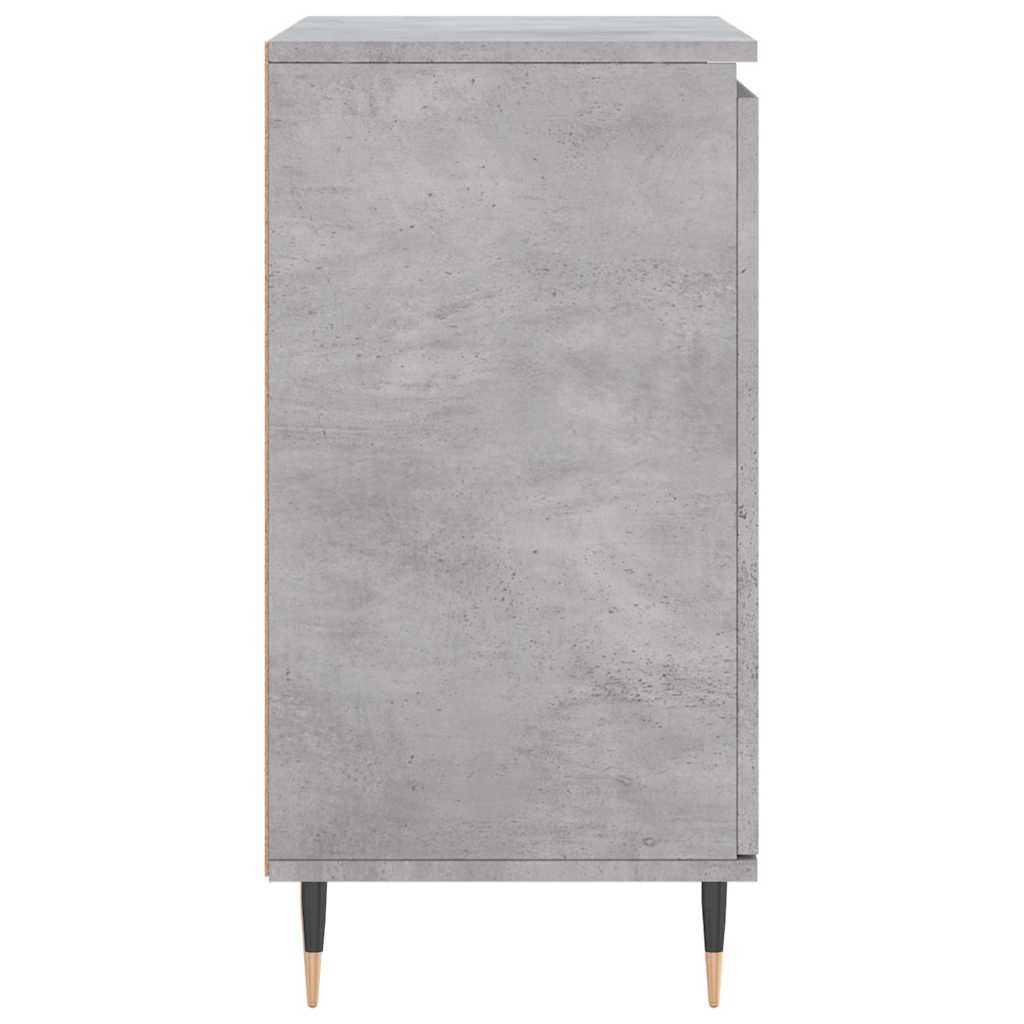 vidaXL Komoda, szarość betonu, 60x35x70 cm, materiał drewnopochodny