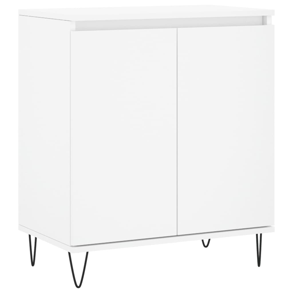 vidaXL Komoda, biała, 60x35x70 cm, materiał drewnopochodny