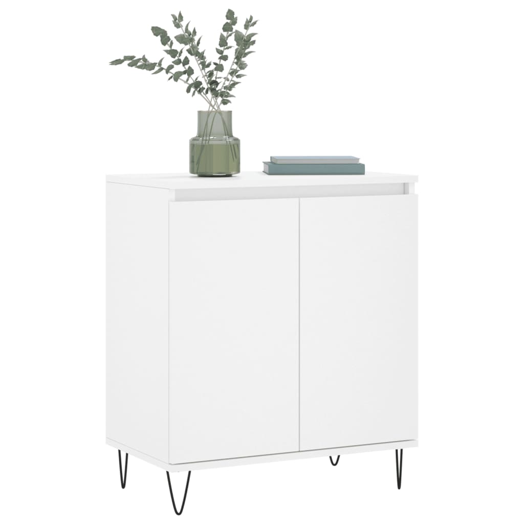 vidaXL Komoda, biała, 60x35x70 cm, materiał drewnopochodny