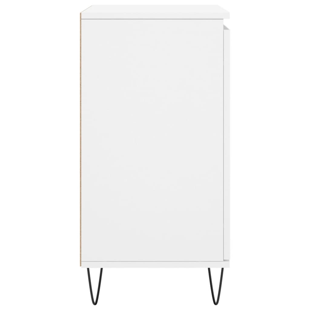 vidaXL Komoda, biała, 60x35x70 cm, materiał drewnopochodny