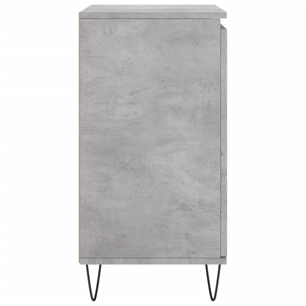 vidaXL Komoda, szarość betonu, 60x35x70 cm, materiał drewnopochodny