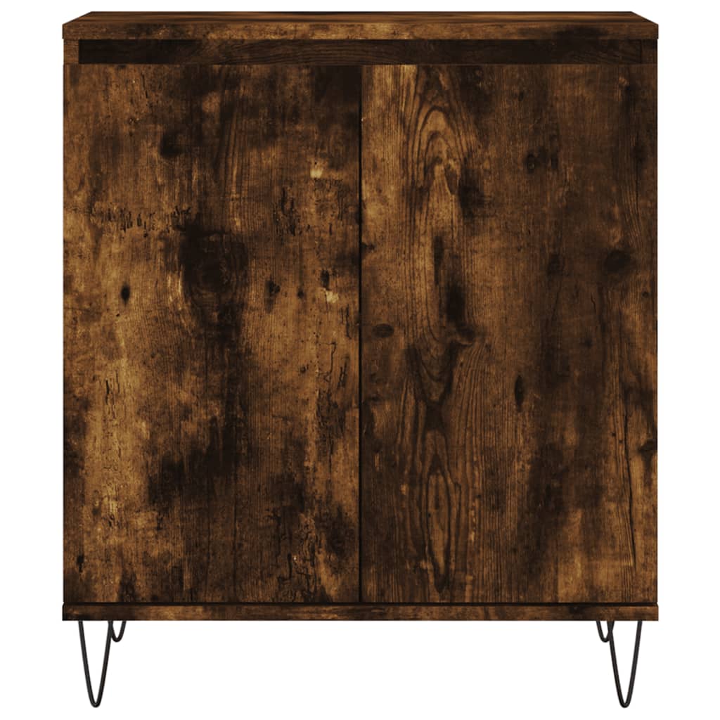 vidaXL Komoda, przydymiony dąb, 60x35x70 cm, materiał drewnopochodny