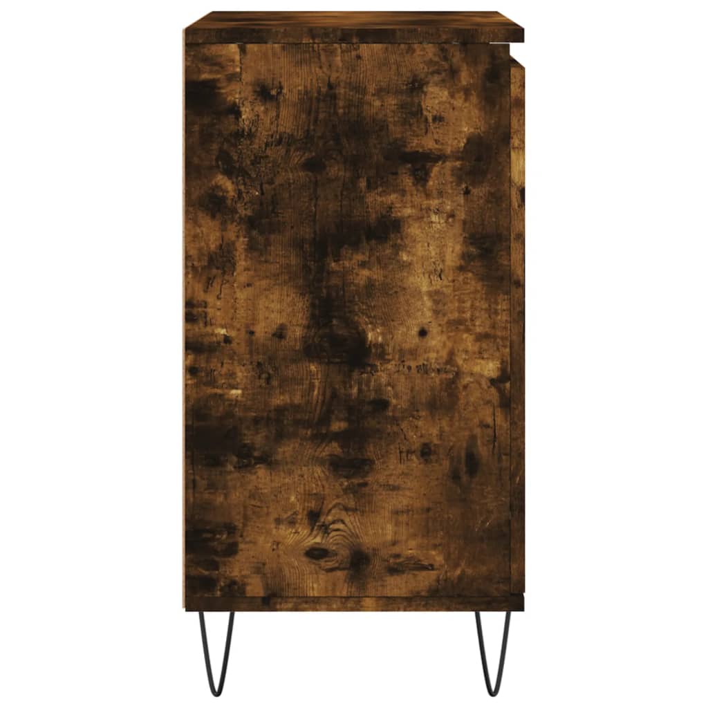 vidaXL Komoda, przydymiony dąb, 60x35x70 cm, materiał drewnopochodny