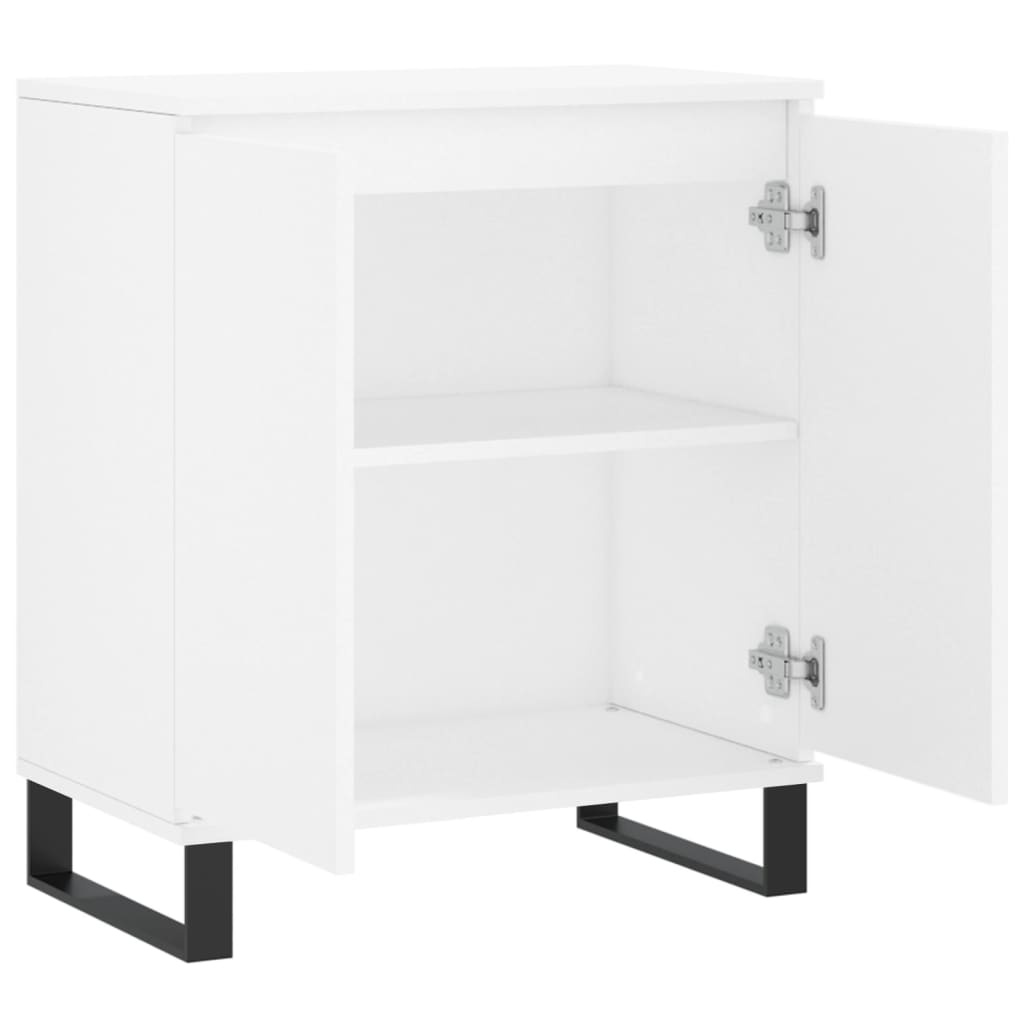 vidaXL Komoda, biała, 60x35x70 cm, materiał drewnopochodny