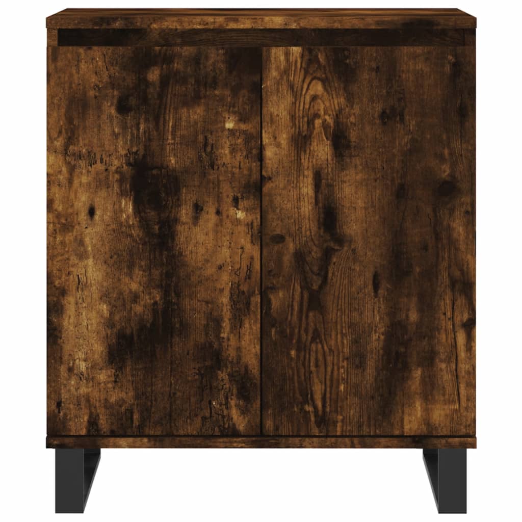 vidaXL Komoda, przydymiony dąb, 60x35x70 cm, materiał drewnopochodny