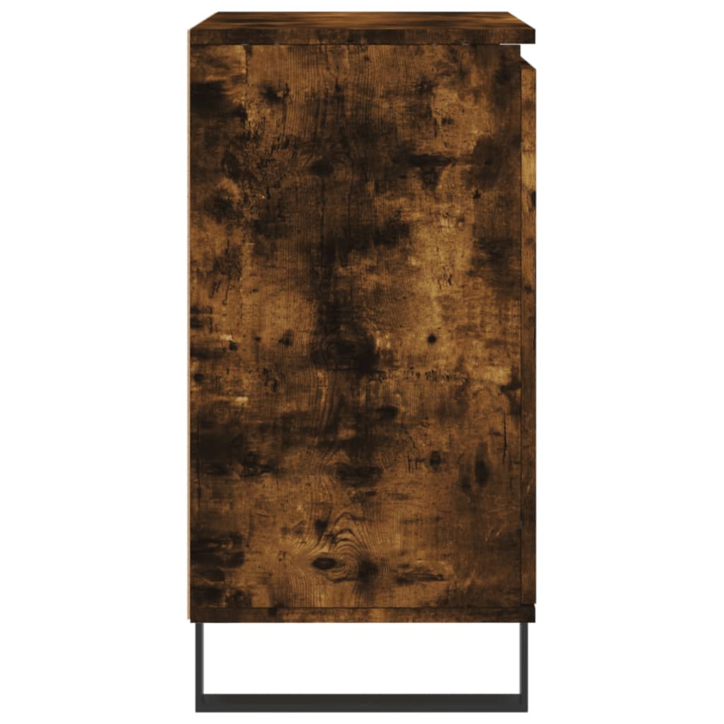 vidaXL Komoda, przydymiony dąb, 60x35x70 cm, materiał drewnopochodny