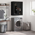 vidaXL Szafka wisząca, czarna, 69,5x34x90 cm