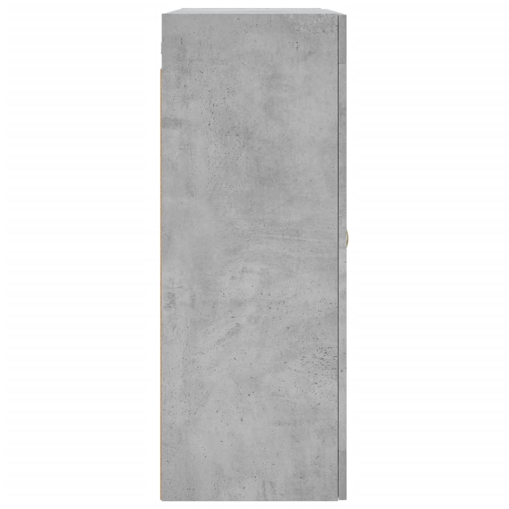 vidaXL Szafka wisząca, szarość betonu, 69,5x34x90 cm