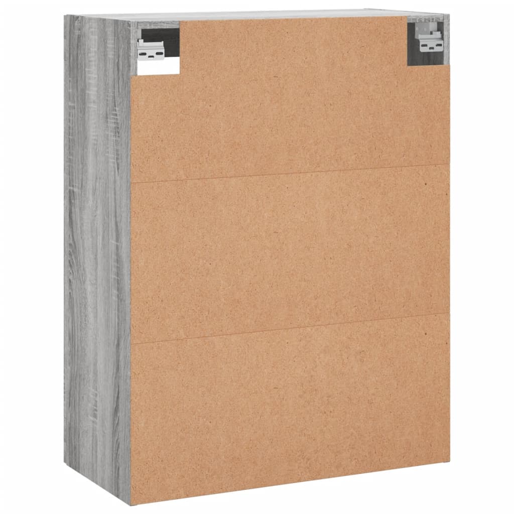 vidaXL Szafka wisząca, szary dąb sonoma, 69,5x34x90 cm