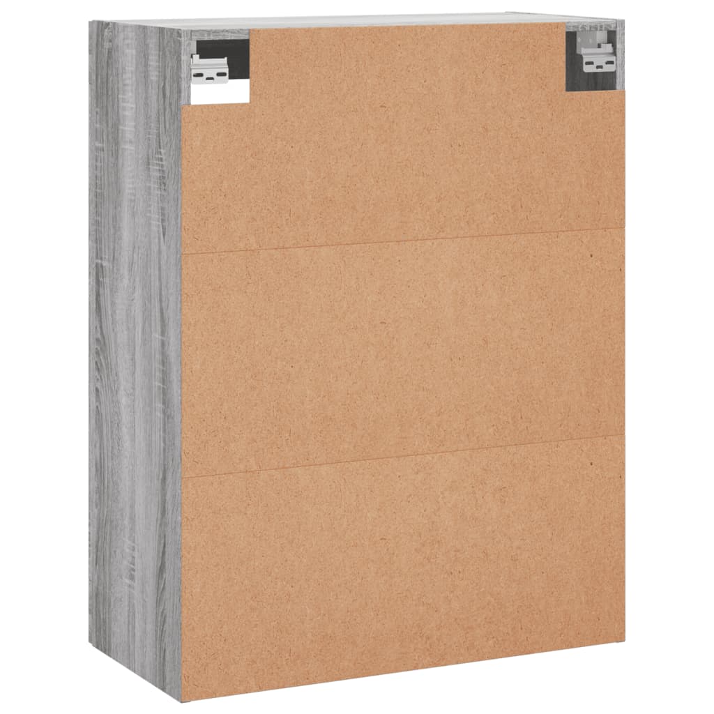 vidaXL Szafka wisząca, szary dąb sonoma, 69,5x34x90 cm