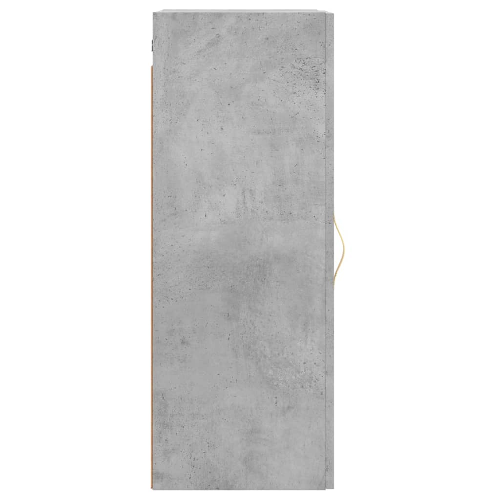 vidaXL Szafka wisząca, szarość betonu, 34,5x34x90 cm