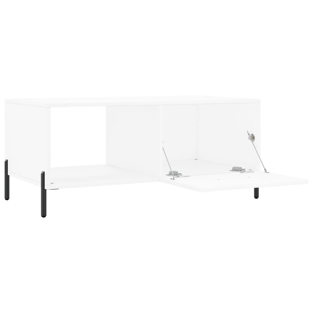 vidaXL Stolik kawowy, biały, 90x50x40 cm, materiał drewnopochodny
