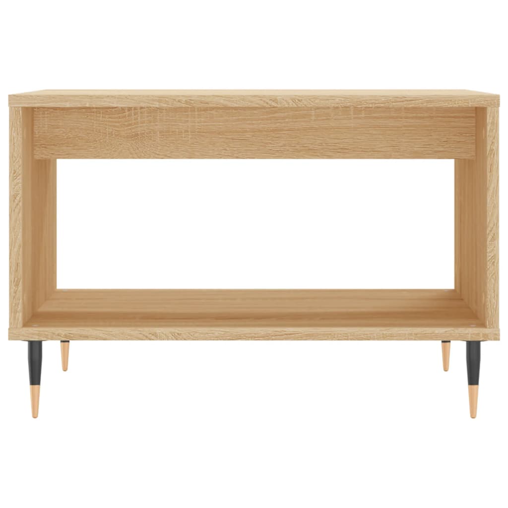 vidaXL Stolik kawowy, dąb sonoma, 60x50x40 cm, materiał drewnopochodny