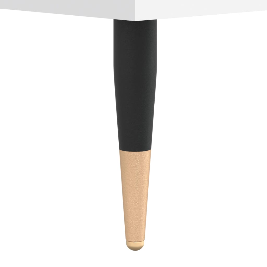 vidaXL Ławka z miejscem na buty, biała, 102x35x55 cm
