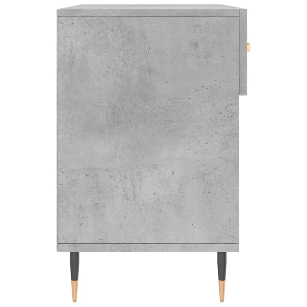 vidaXL Ławka z miejscem na buty, szarość betonu, 102x35x55 cm