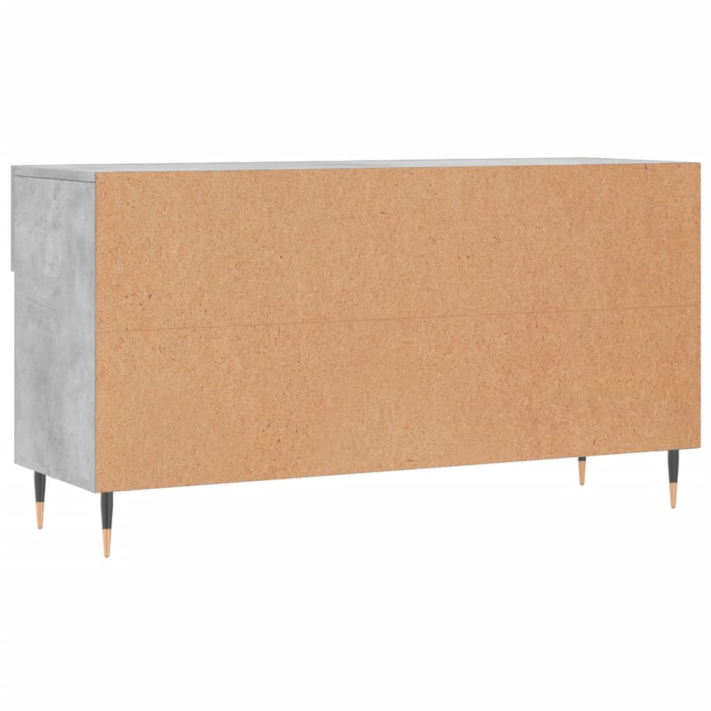 vidaXL Ławka z miejscem na buty, szarość betonu, 102x35x55 cm