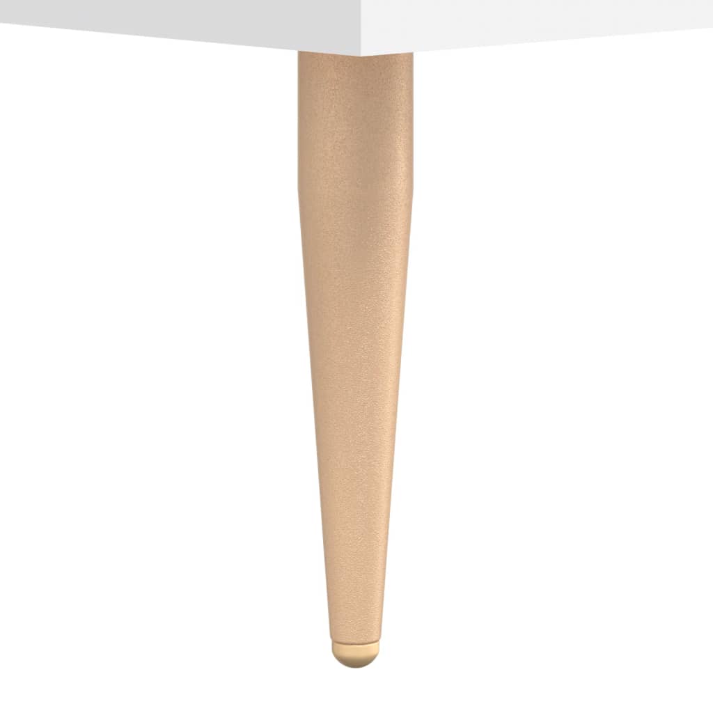 vidaXL Ławka z miejscem na buty, biała, 102x35x55 cm
