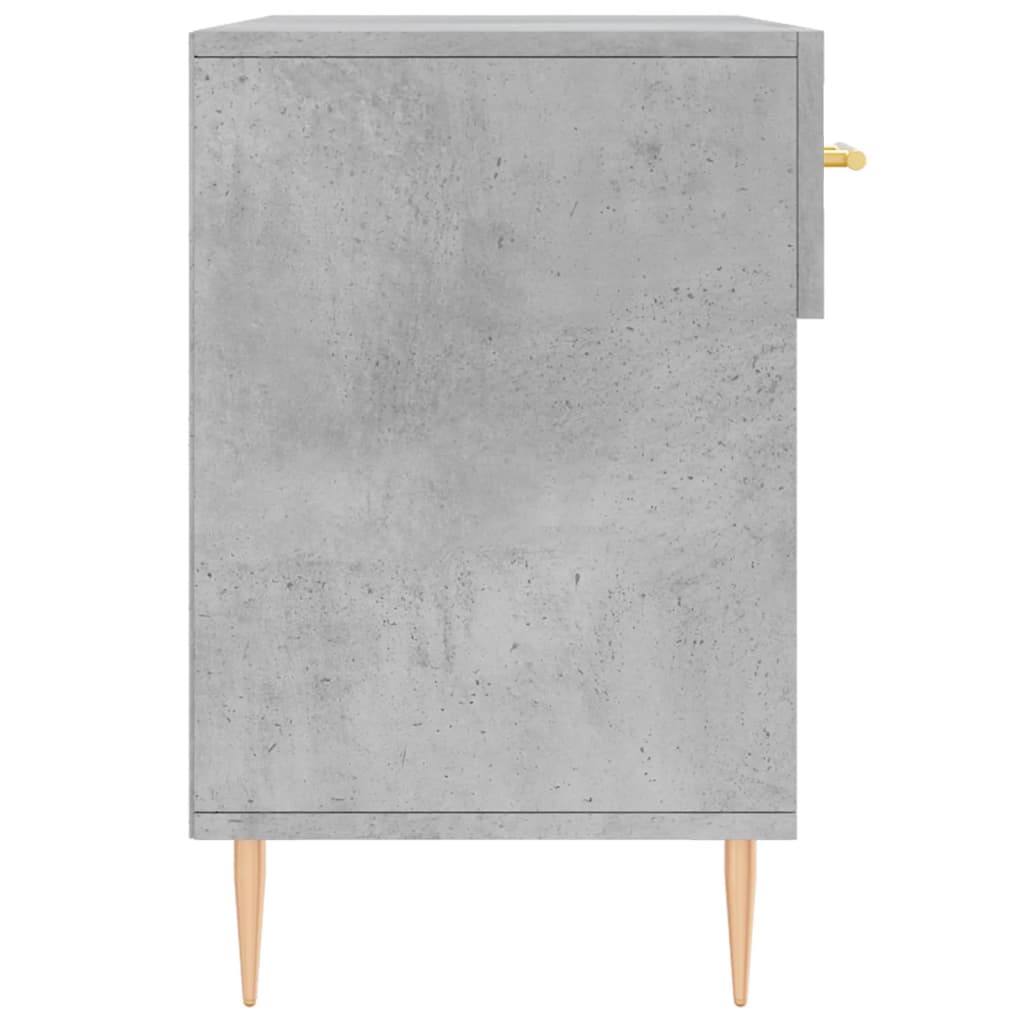 vidaXL Ławka z miejscem na buty, szarość betonu, 102x35x55 cm