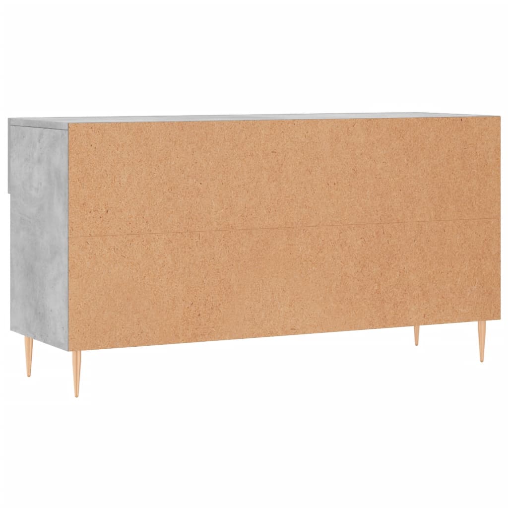 vidaXL Ławka z miejscem na buty, szarość betonu, 102x35x55 cm