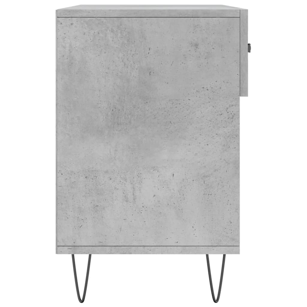 vidaXL Ławka z miejscem na buty, szarość betonu, 102x35x55 cm