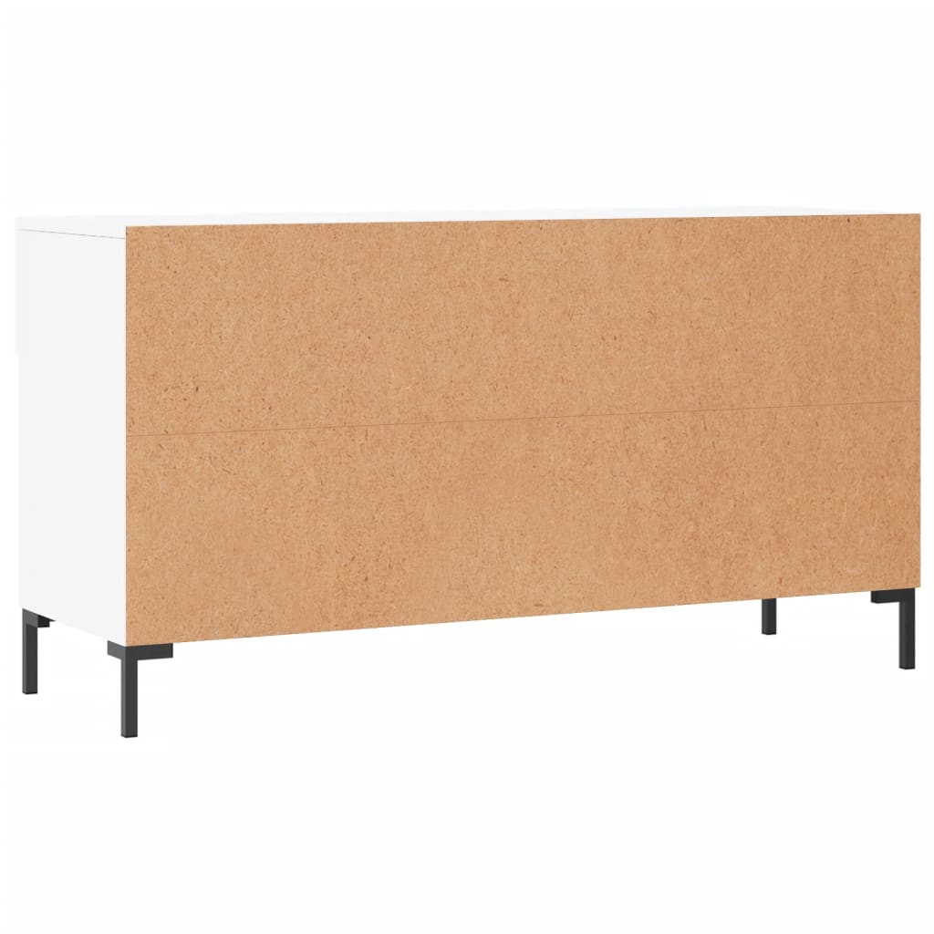 vidaXL Ławka z miejscem na buty, biała, 102x35x55 cm