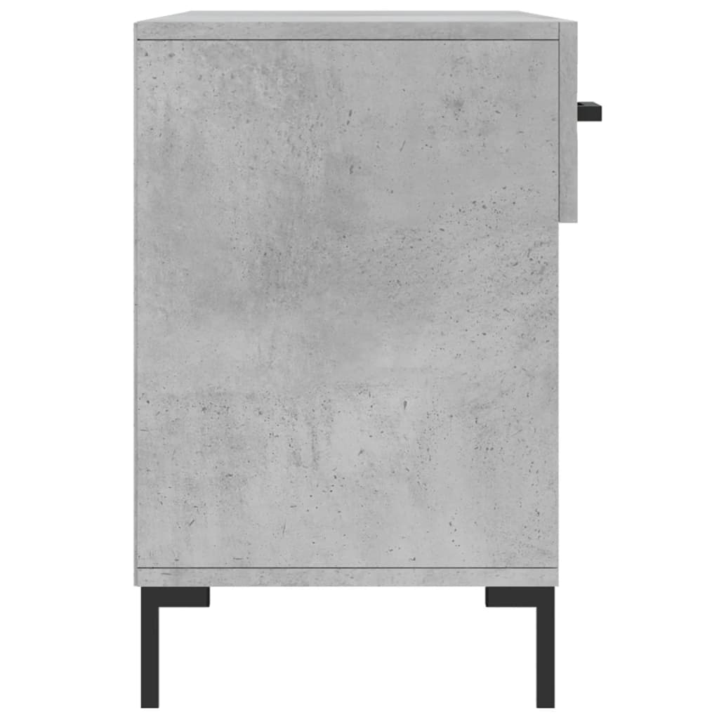 vidaXL Ławka z miejscem na buty, szarość betonu, 102x35x55 cm