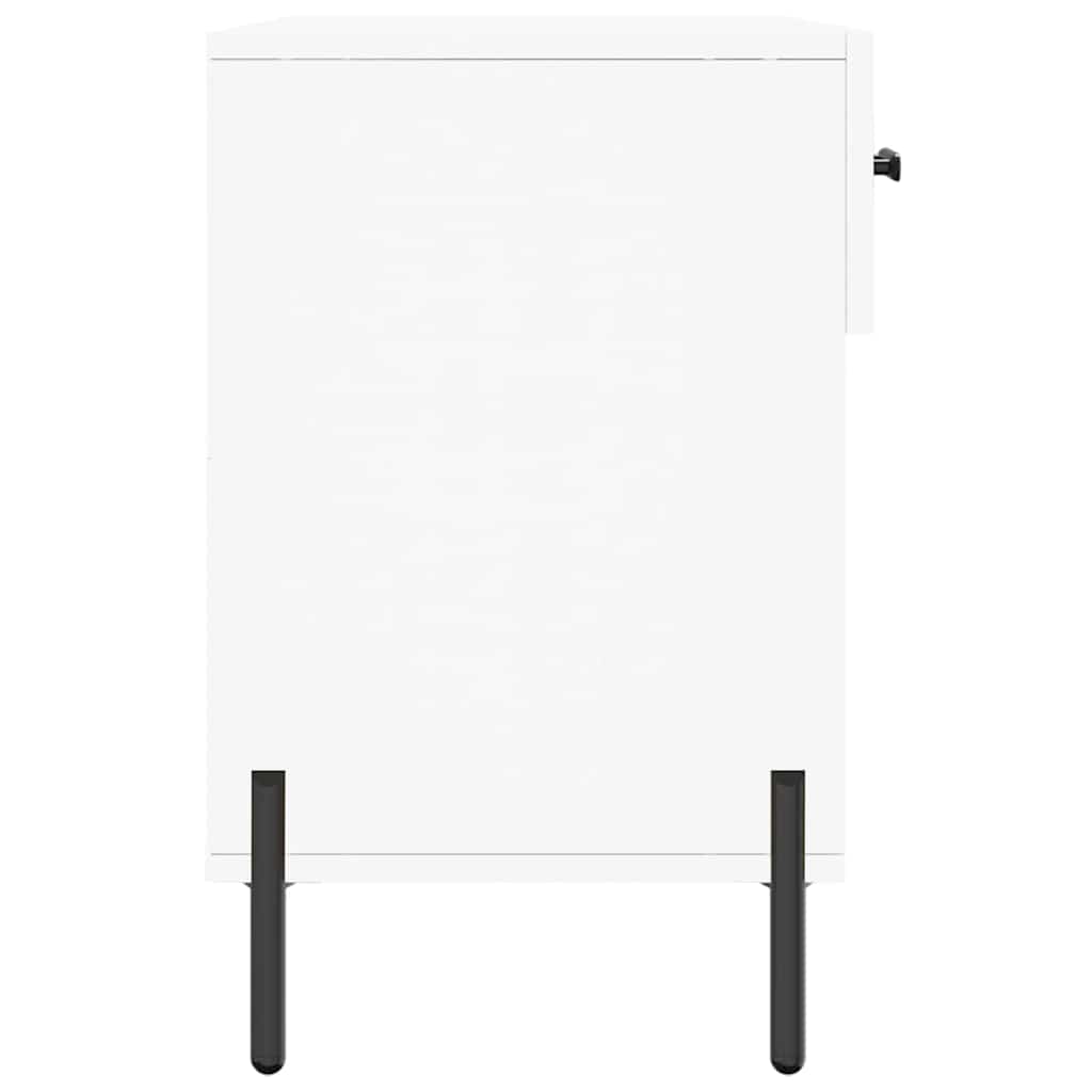 vidaXL Ławka z miejscem na buty, biała, 102x35x55 cm