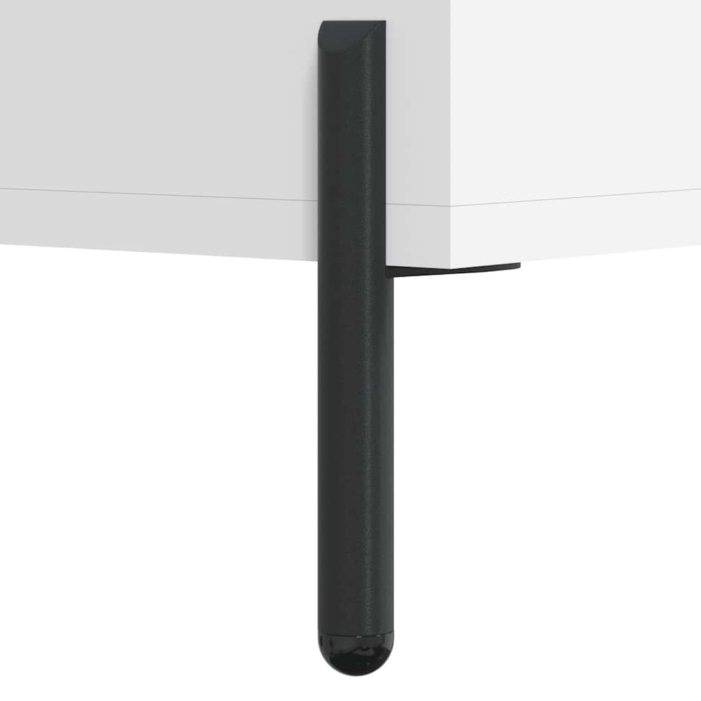 vidaXL Ławka z miejscem na buty, biała, 102x35x55 cm