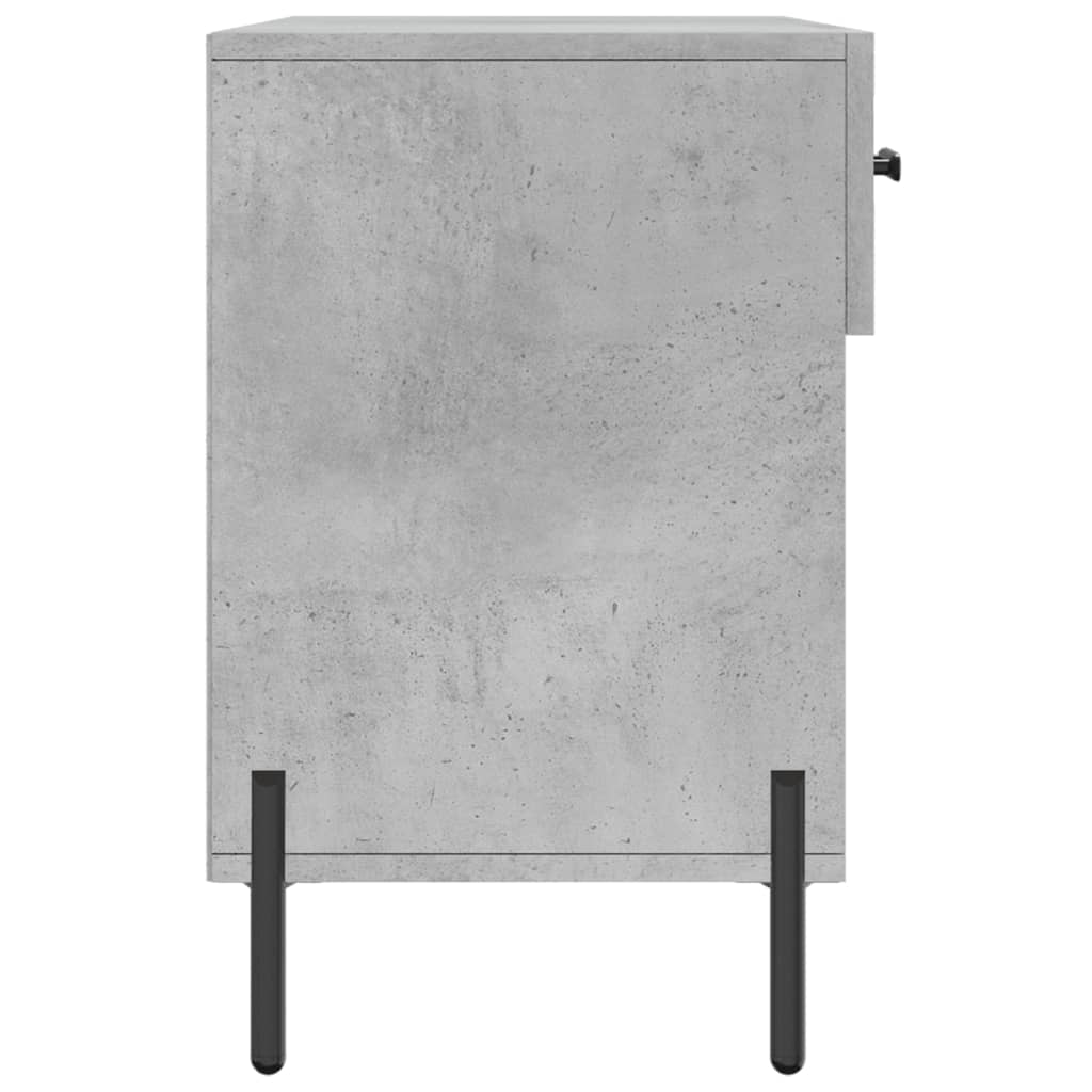 vidaXL Ławka z miejscem na buty, szarość betonu, 102x35x55 cm