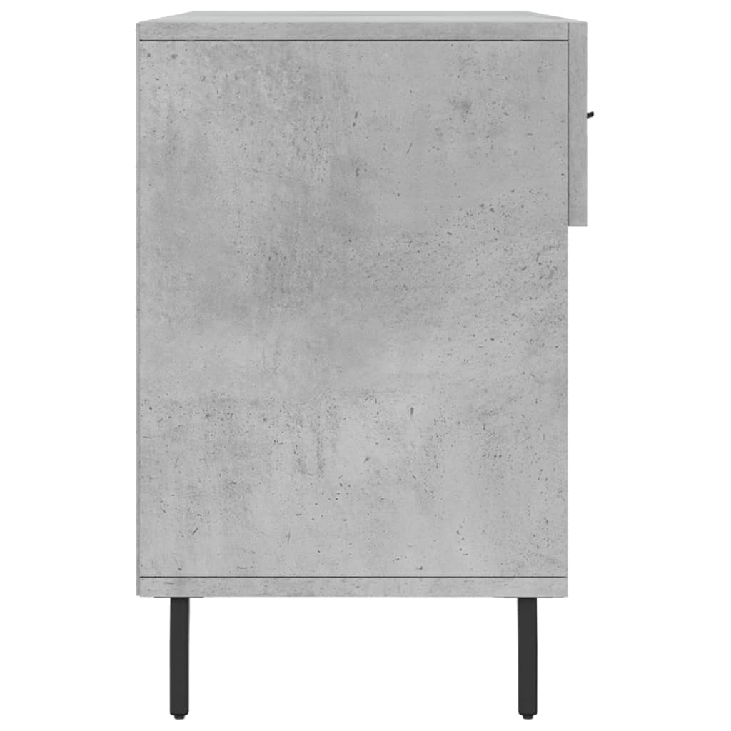 vidaXL Ławka z miejscem na buty, szarość betonu, 102x35x55 cm