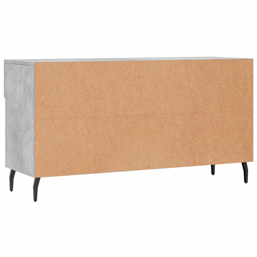 vidaXL Ławka z miejscem na buty, szarość betonu, 102x35x55 cm