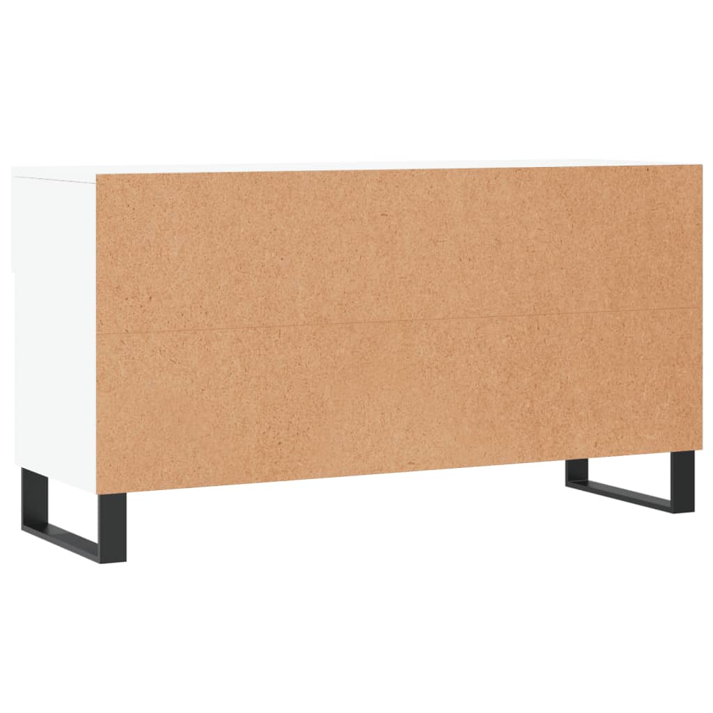 vidaXL Ławka z miejscem na buty, biała, 102x35x55 cm