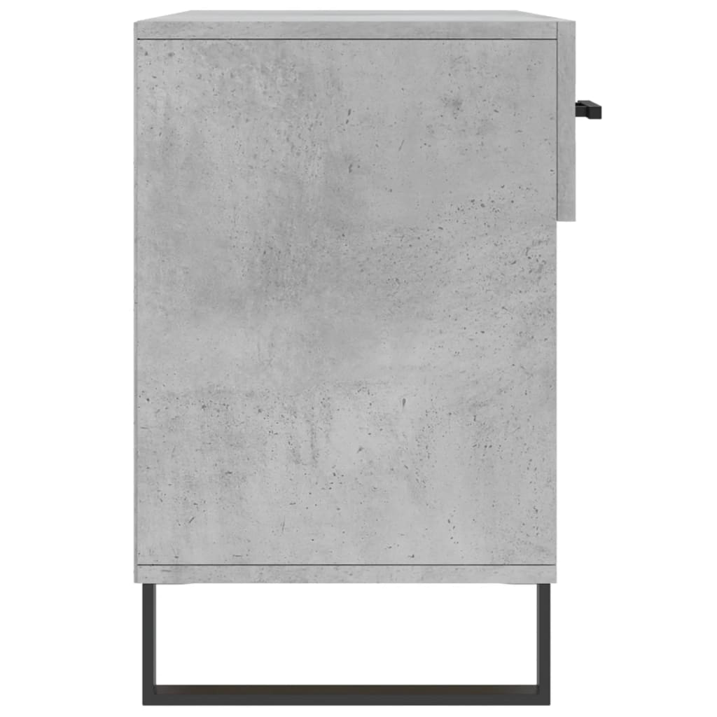 vidaXL Ławka z miejscem na buty, szarość betonu, 102x35x55 cm