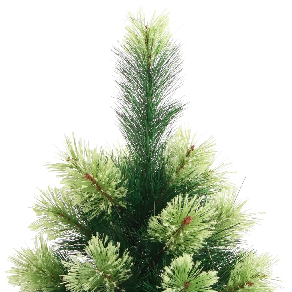 vidaXL Sztuczna choinka zawiasowa ze stojakiem, 210 cm