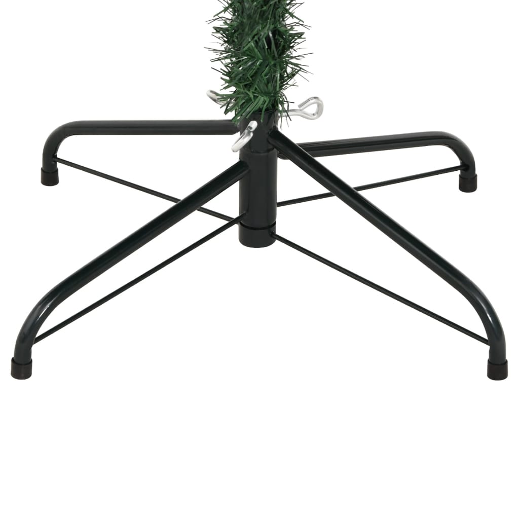 vidaXL Sztuczna choinka zawiasowa, ośnieżona, 150 cm