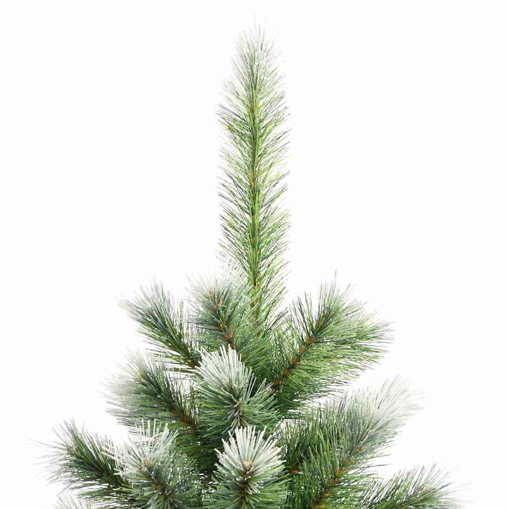 vidaXL Sztuczna choinka zawiasowa, ośnieżona, 180 cm