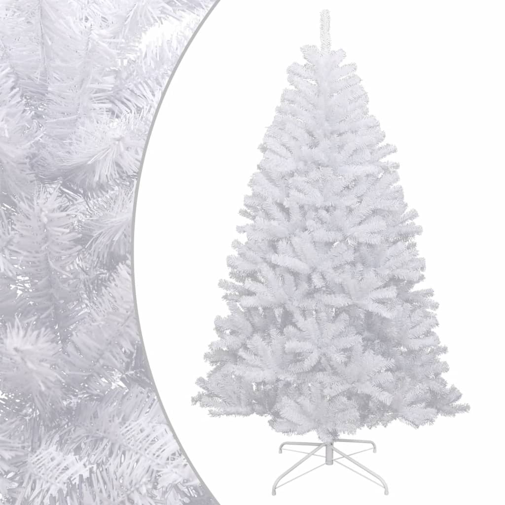 vidaXL Sztuczna choinka zawiasowa, ośnieżona, 120 cm