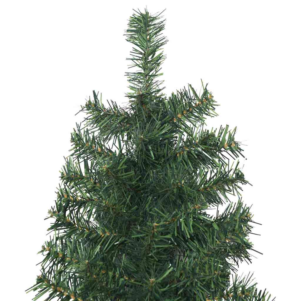 vidaXL Smukła choinka na stojaku, 270 cm, PVC