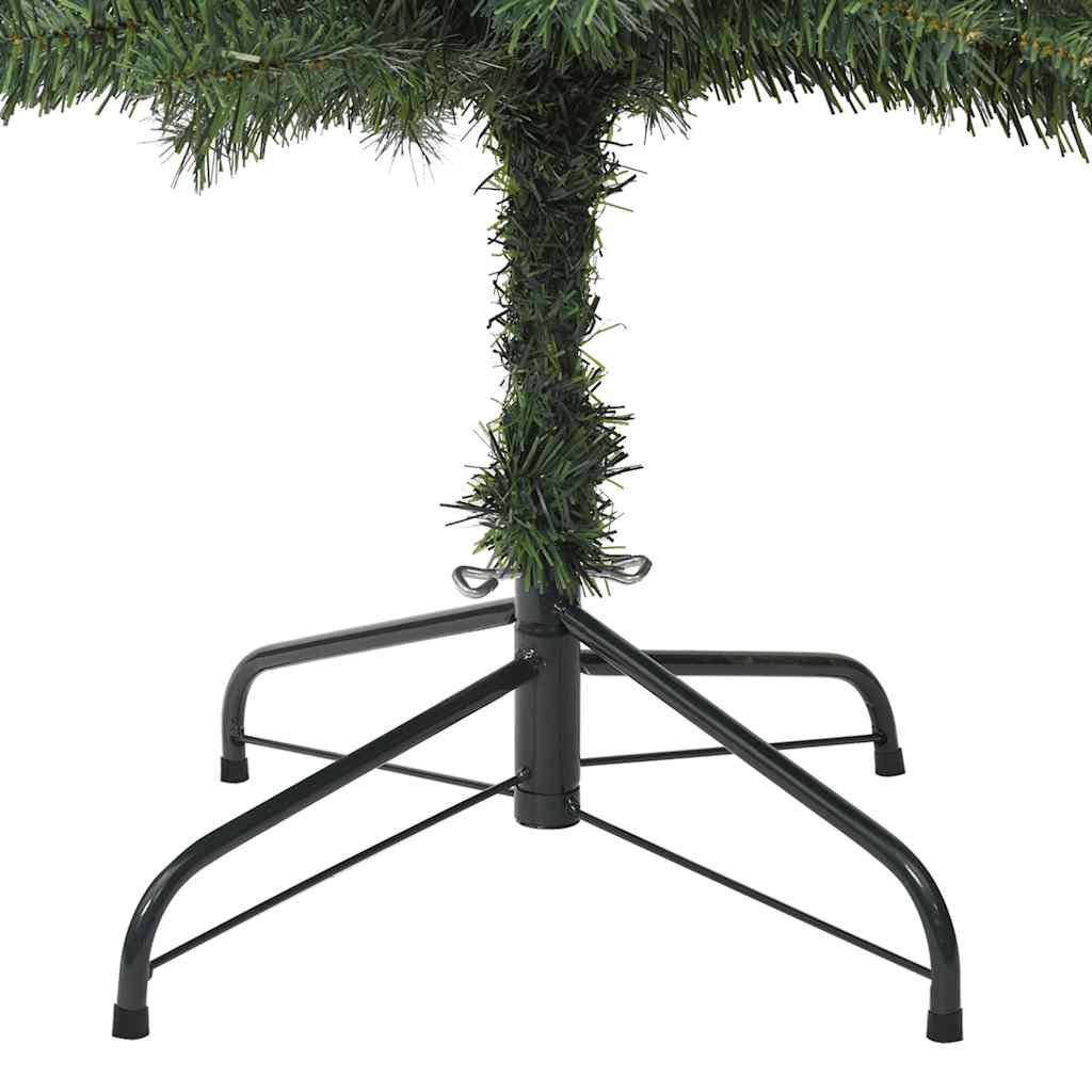 vidaXL Smukła choinka na stojaku, 270 cm, PVC