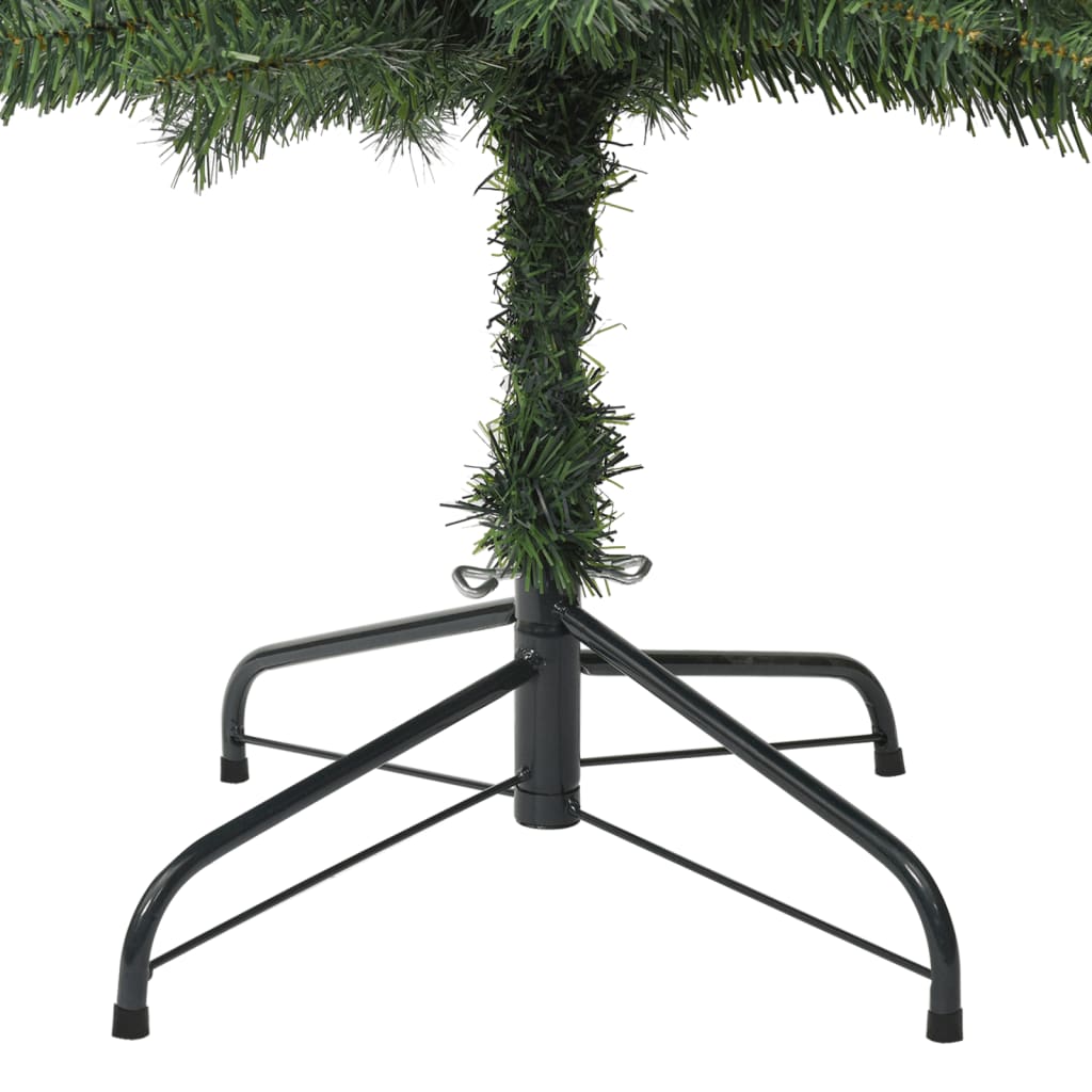 vidaXL Smukła choinka na stojaku, 300 cm, PVC