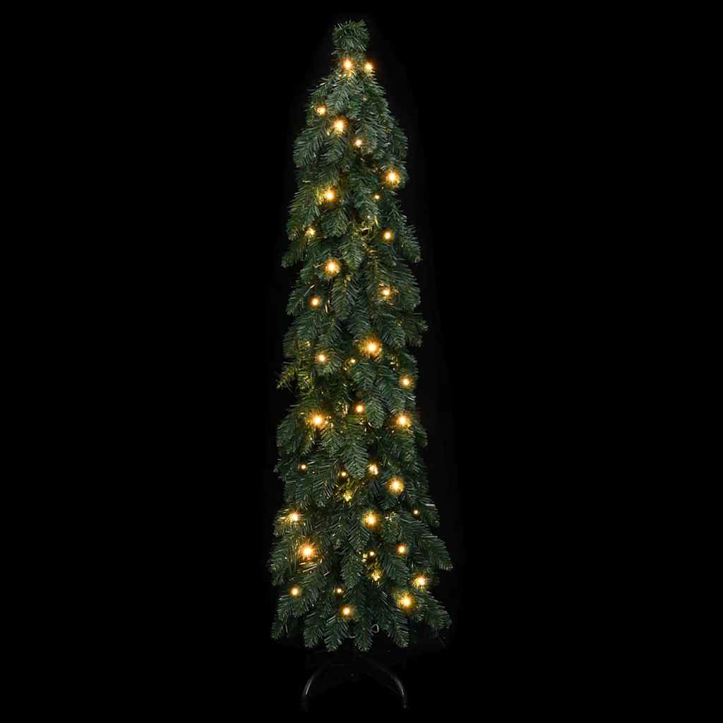 vidaXL Sztuczna choinka z 60 lampkami LED, 120 cm