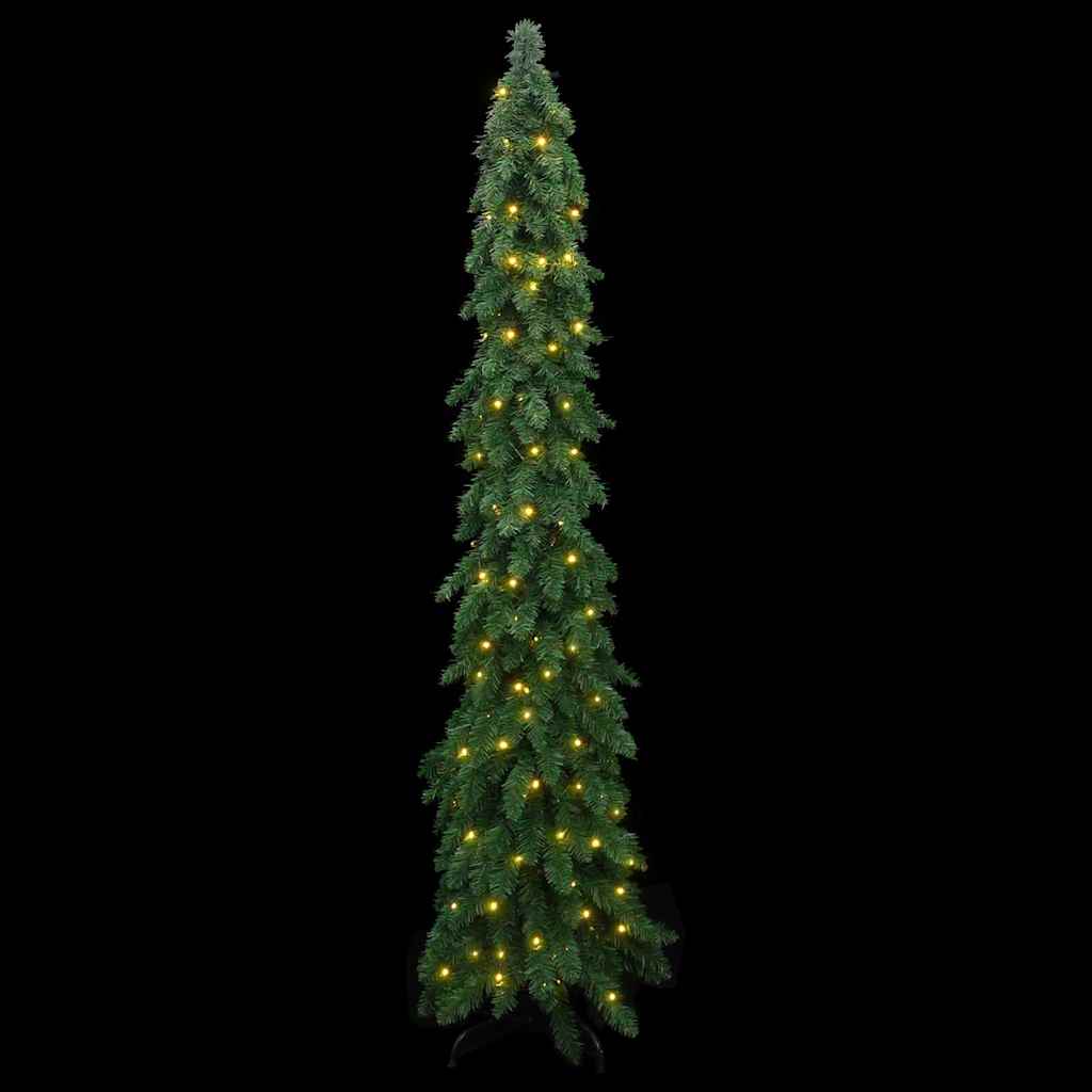 vidaXL Sztuczna choinka ze 130 lampkami LED, 210 cm