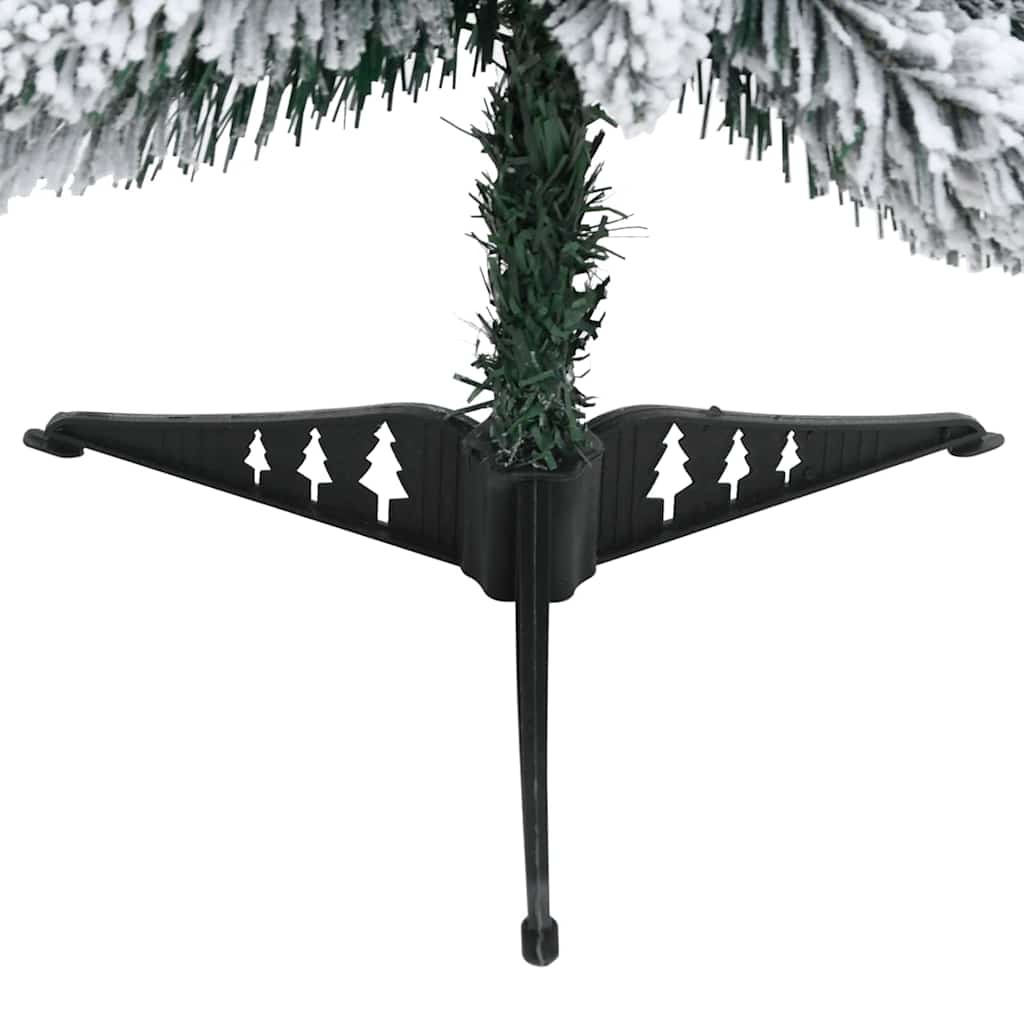 vidaXL Sztuczna choinka z 45 lampkami LED, ośnieżona, 90 cm