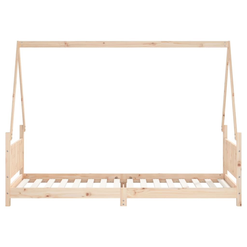 vidaXL Rama łóżka dla dzieci, 80x200 cm, drewno sosnowe
