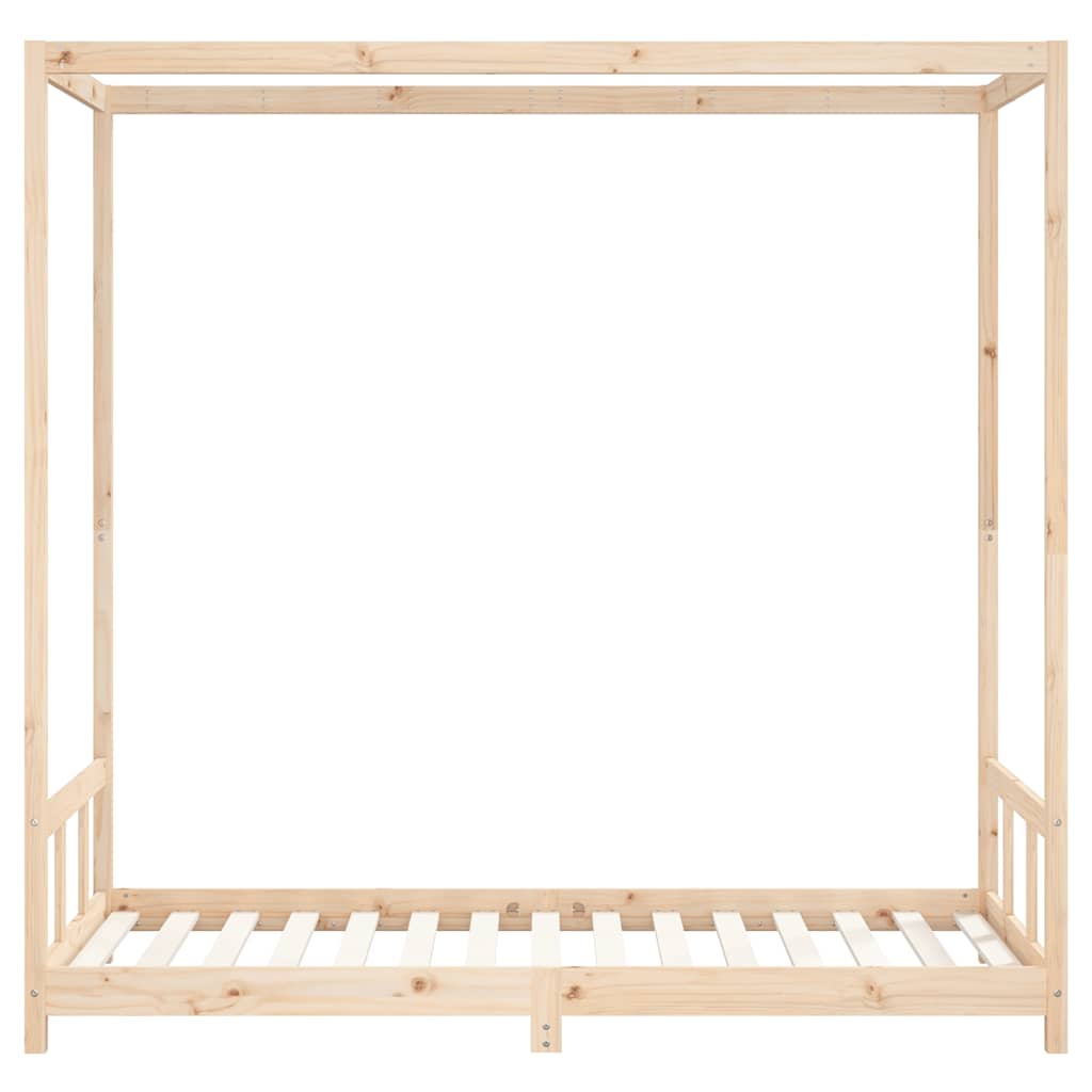 vidaXL Rama łóżka dziecięcego, 90x190 cm, lite drewno sosnowe