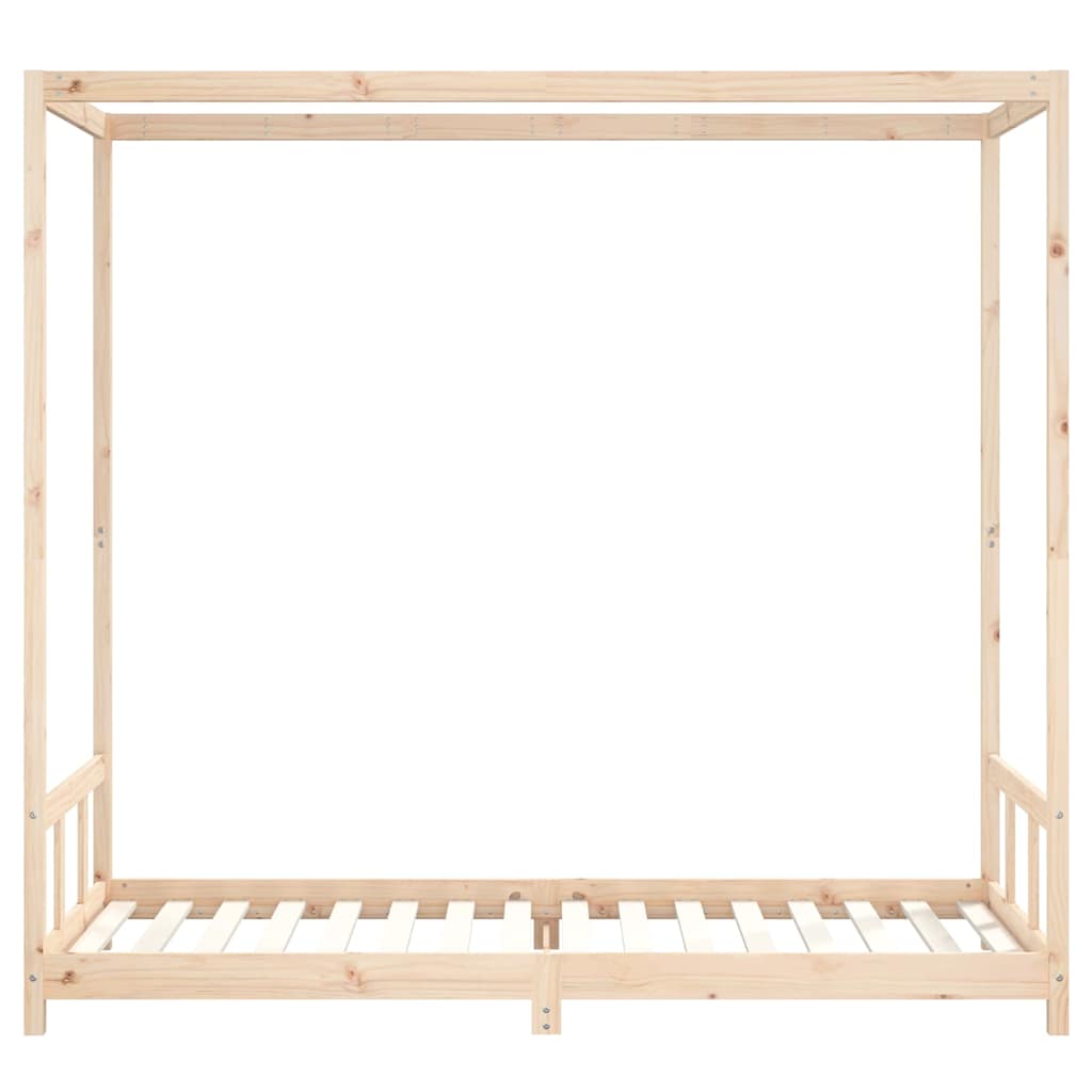 vidaXL Rama łóżka dla dzieci, 90x200 cm, drewno sosnowe