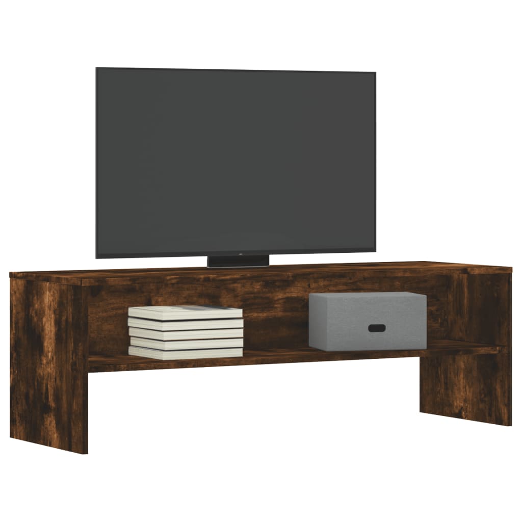 vidaXL Szafka pod TV, przydymiony dąb, 120x40x40 cm